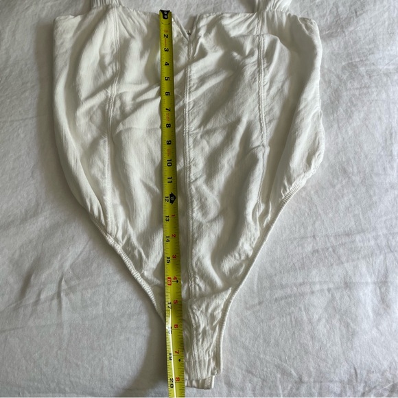 Free People Intimately Lola Bodysuit Ivory Women’s Medium - Picture 12 of 12